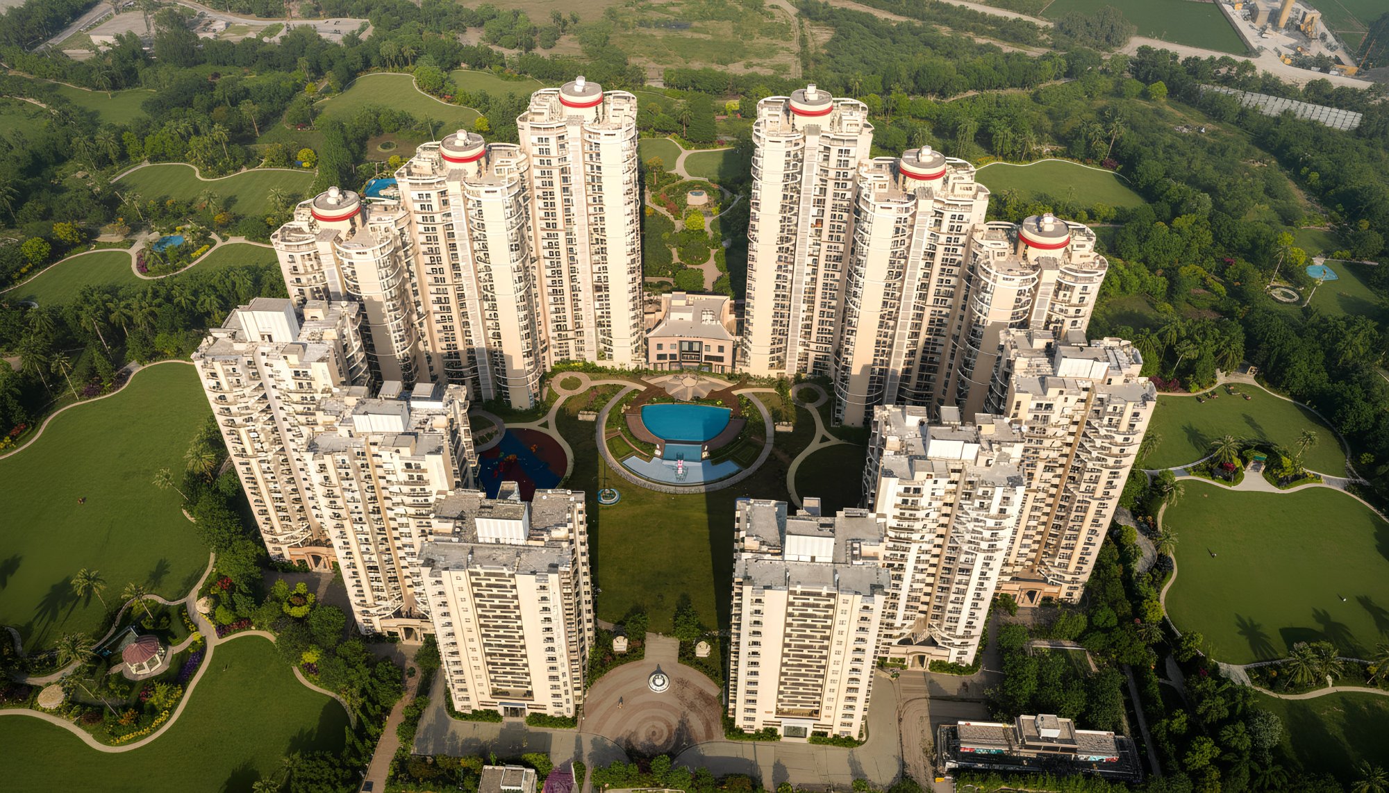 Samridhi Luxuriya Avenue Aerial View